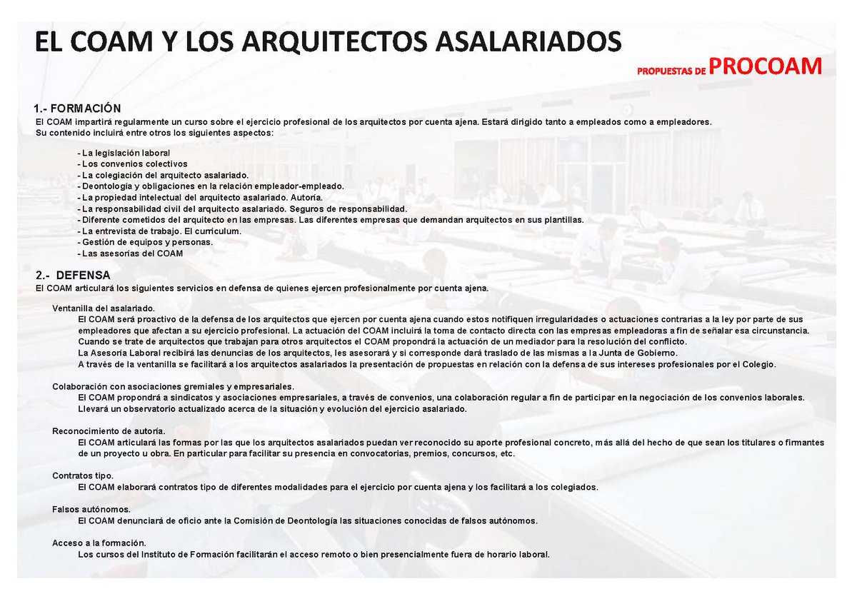arquitectos procoam (@procoam) on Twitter photo 