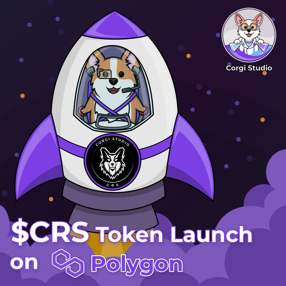 $CRS AirDrop 🪂 incoming!

Telegram is Live!

Join Here: t.me/thecorgistudio

Drop Polygon Wallet!👇🏼👇🏼

✅Join @corgi_studio TG
✅Like &amp; Repost
✅Tag 3 Friends