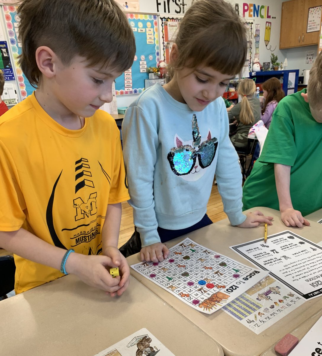 Ended our day with a Fun Friday Race to 120!