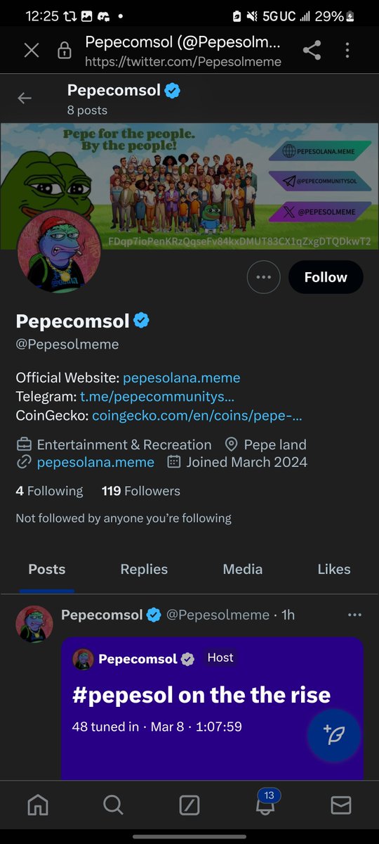 squirrelydlt's tweet photo. Lesss goooooo lfg. Clean contracts, great lp after the storm. Full control of x, dexscreen,dex view, Tg. No weird distribution it's time frans #pepe #pepecommunity #pepesol #pepeETH @pepecoineth @PepeCommunity_ @pepecom
#pepecommunity https://t.co/lKjN0tKQQb