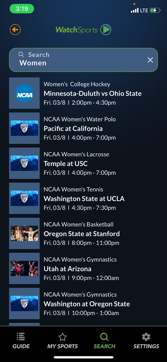 WatchSportsApp's tweet photo. Cheers for all the women’s sports events available to watch on international women’s day! ❤️WatchSports makes it easy to discover what’s available and where to watch. Check out free app at App Store or Google Play: https://t.co/k3TAlGldrK https://t.co/GxNqTgmv8v