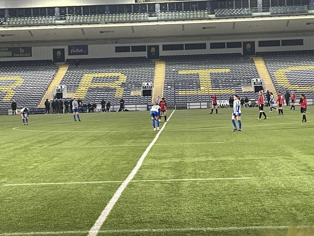 Well that’s the first goal to @WCFCWomen at this evening’s game celebrating #International_Womens_Day! Very cold air but a fantastic atmosphere!