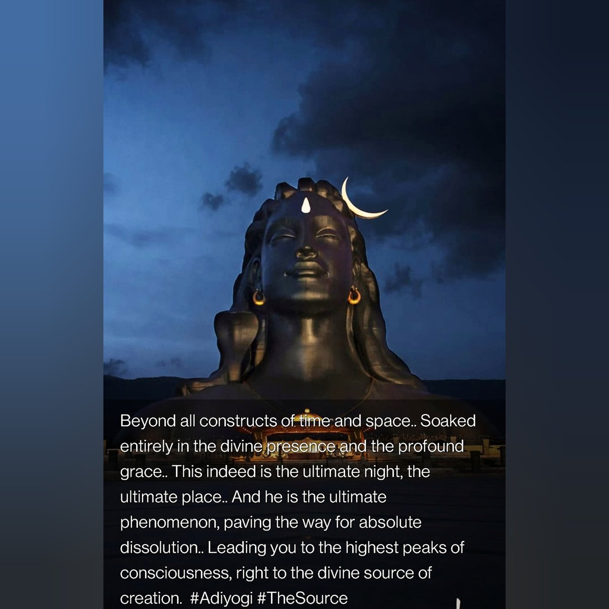 Ode to the one and only - Lord Shiva! Har har Mahadev! 🔱🔱🔱

#Adiyogi #poetry #MyAnchor #inspiration #Mahashivratri2024 #AwakeWithAdiyogi