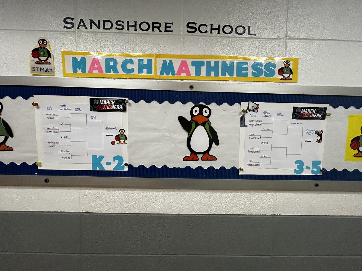 Almost March Mathness time, tipoff on Monday. Can’t wait!!! Let the puzzles begin!!! <a href="/Jen1Curry/">Jennifer Curry</a> <a href="/kristymc24/">𝒦𝓇𝒾𝓈𝓉𝓎 𝑀𝒸𝐹𝒶𝓇𝓁𝒶𝓃𝑒</a> <a href="/MOSandshore/">Mount Olive Sandshore School</a> <a href="/STMath/">ST Math Educator? Follow us on MINDEduOrg!</a>