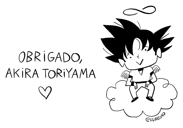 em memória de akira toriyama 05/04/1955 - 01/03/2024
