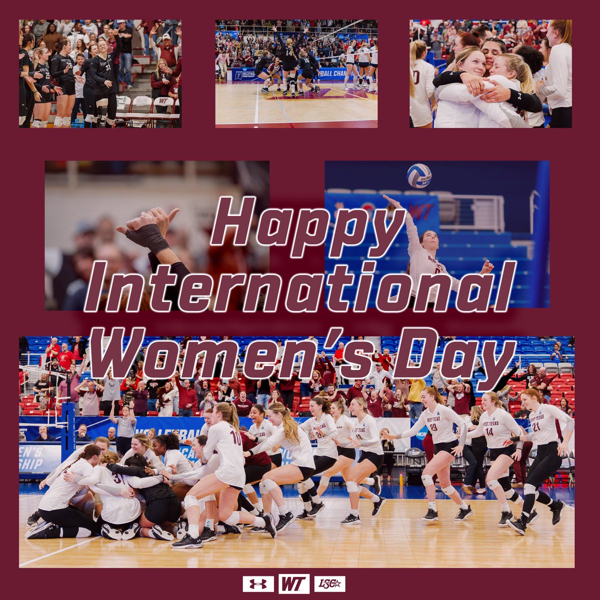 WTAMUVolleyball's tweet photo. Lady Buff Volleyball is comprised of hardworking, competitive, and loving women that do not back down from a challenge. Happy #InternationalWomensDay to the amazing women that have built this program! 

#BuffNation // #AllIn // #BigTrust // #Give https://t.co/IiSyp7liFq