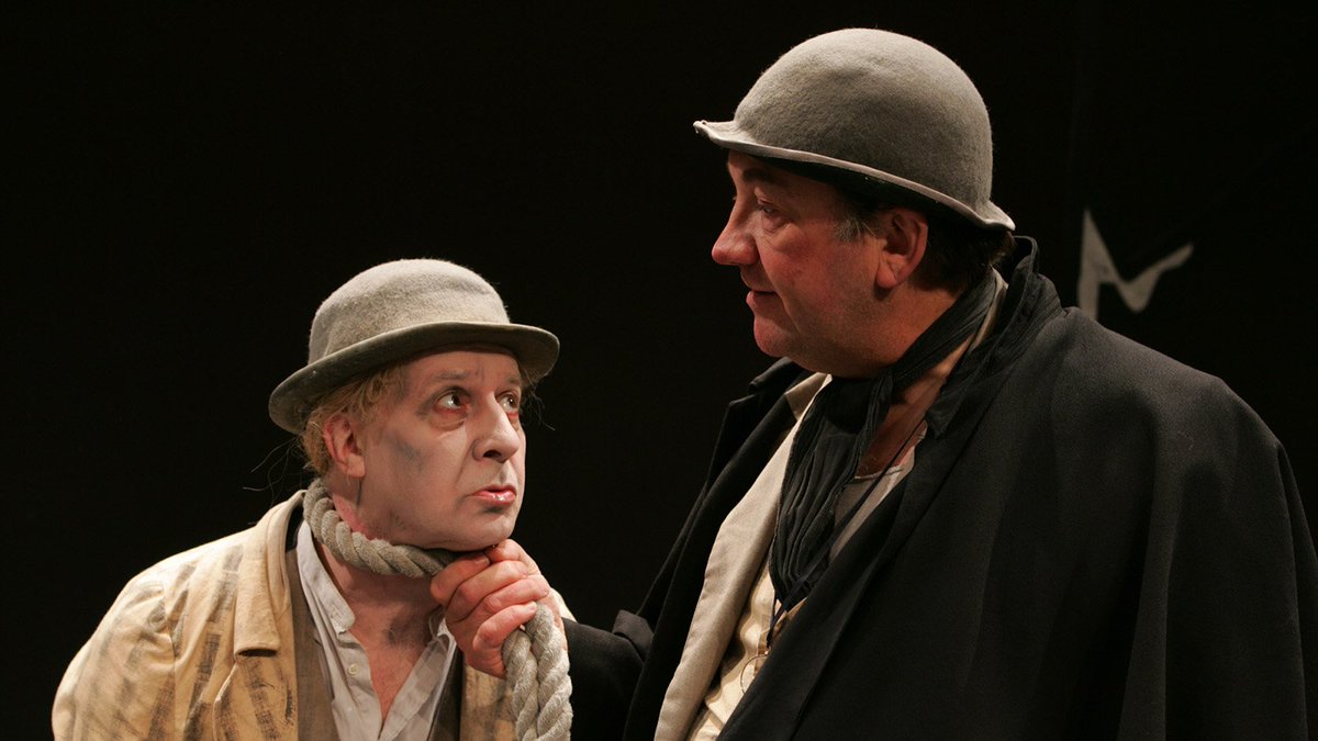 MazareeSahib's tweet photo. We are all like Lucky of Samuel Backett's " Waiting For Godot"  , carrying burdens not our own, constrained by forces beyond our control, hesitating to break chains even when the chance arises, caught in the complex web of dependency and choice. 
 
#Waitingforgodot https://t.co/6iftf004Kd