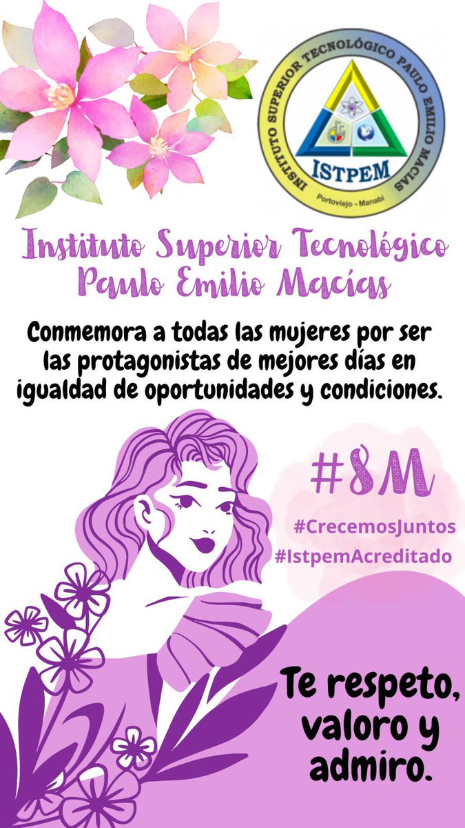 ISTPEM1's tweet photo. #DiaInternacionalDeLaMujerIstpem https://t.co/DuT7TSYKCn