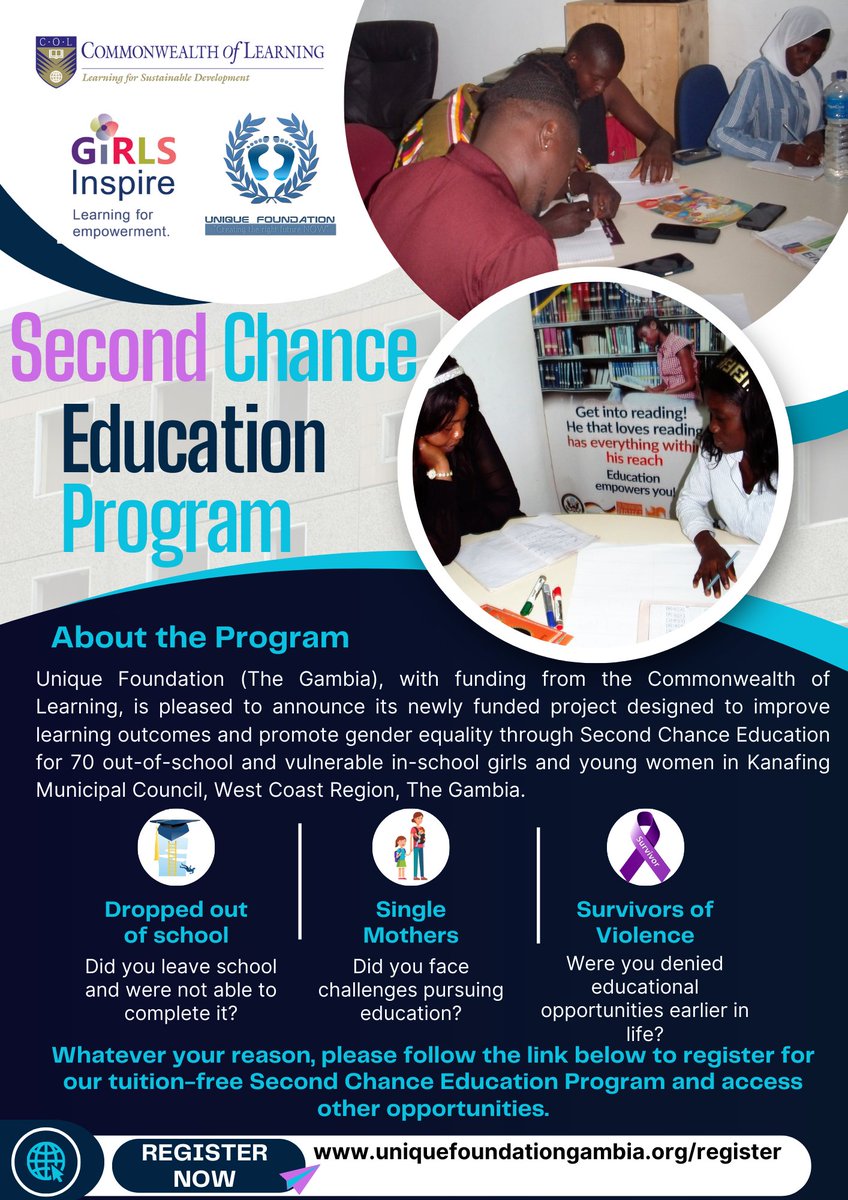 Celebrating International Women's Day with Exciting News!
We're thrilled to share that Unique Foundation has partnered with the Commonwealth of Learning <a href="/COL4D/">COL</a> to launch a Second Chance Education Program! Please, click below to learn more: facebook.com/UFNon/posts/pf…