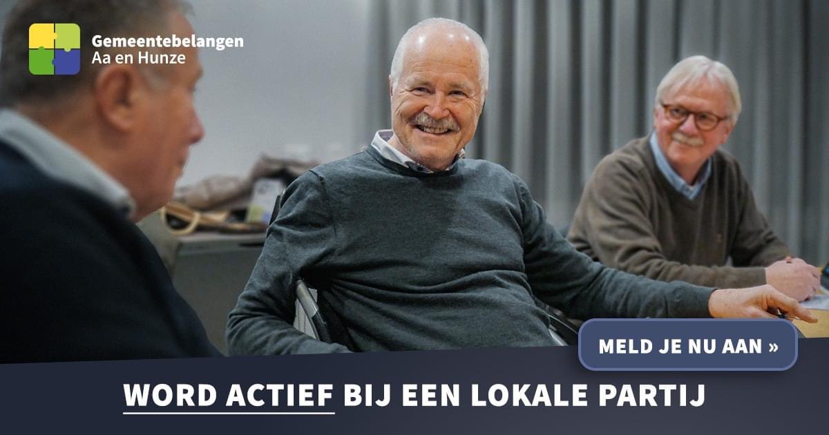 Gemeentebelangen Aa en Hunze tweet media