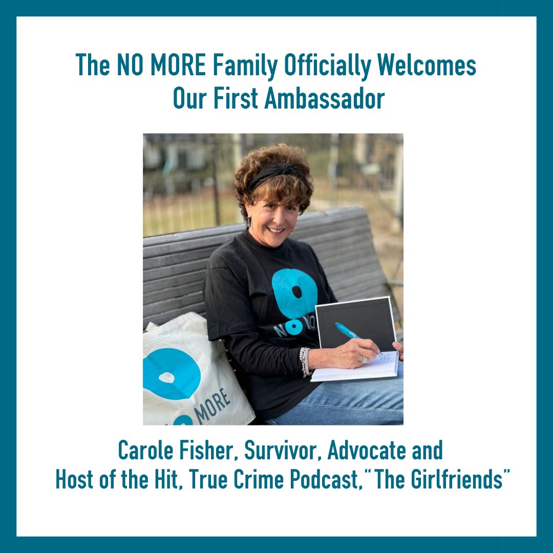 We’re thrilled to officially welcome our first ambassador, Carole Fisher. She’s a survivor, advocate and the host of the hit, true crime podcast, “The Girlfriends” (which we’re thrilled is coming back for season 2!). Thank you @caroleafisher for all your tremendous support!