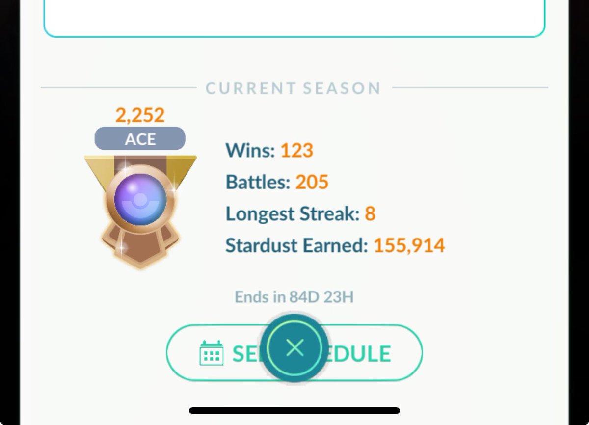 Yusei_furou's tweet photo. We hit Ace during stream :)
A little higher than I thought our starting elo, Was hoping for 1800 elo :(
Well goodluck everyone !
#PokemonGo #Battlers #SeasonOfFun https://t.co/4CR5isD0ZE