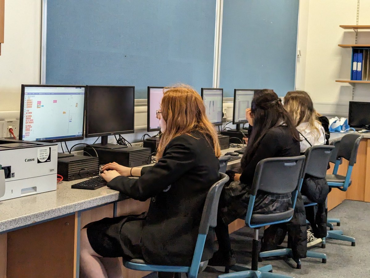 Happy #InternationalWomensDay2024 to all of our fantastic female pupils who continue to amaze us each day! Some of our S1 and S2 pupils spent today creating programs inspired by #adaLovelace and #graceHopper, two invaluable women in #ComputingScience