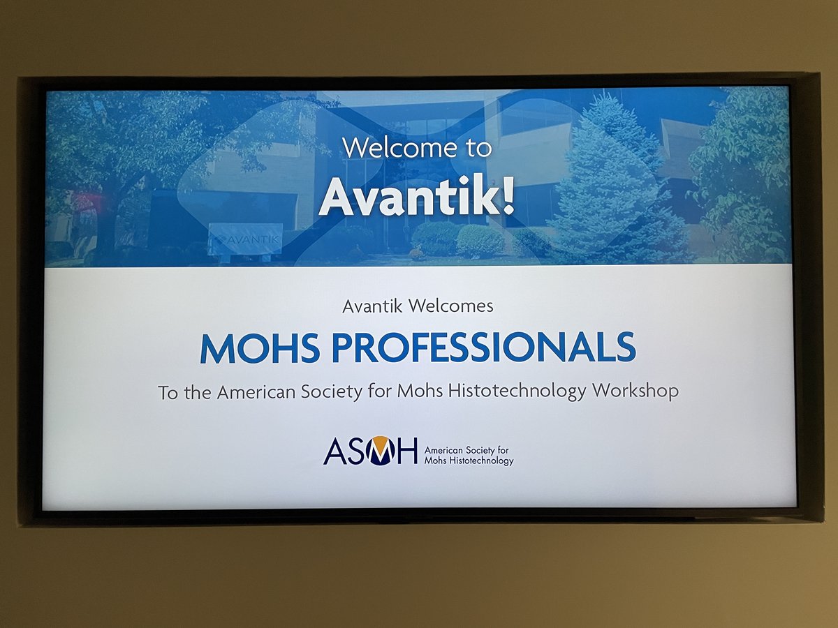 ASMHMohs's tweet photo. A glimpse into one of the training workshops at the Avantik training campus for our March Advanced Training attendees. Interested in more information about our Mohs technician trainings? Visit https://t.co/PSeLEkHfRX https://t.co/pb9EZTjRLm