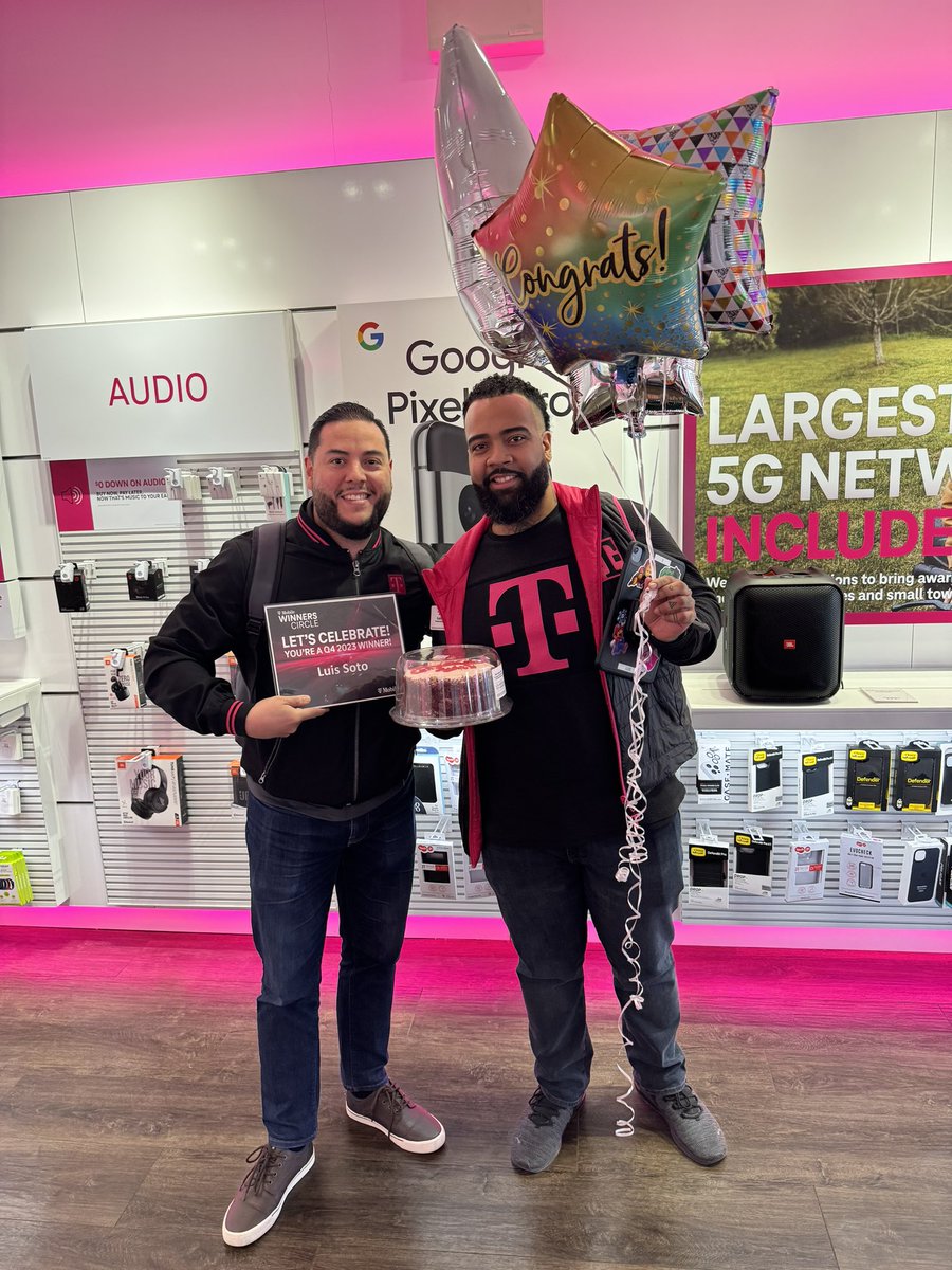 HernandoRicoJr's tweet image. Celebrating the success of @TMobile Q4 2023 Winners Circle Winners! 

We are super proud of their relentless efforts in driving sales performance and delivering on the customer experience! 

A big thank you to all of them!🙏🏼

#Tmobile #smra #centralnj @joegiannone1018 @ChappyCLT