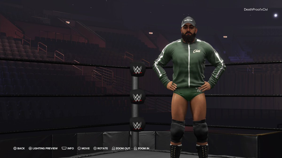 DeathProofxCivi's tweet photo. back like i never left.

“DeathProof” Nick Civi

#WWE2K24 #creator #3Bar https://t.co/YTbAz2IsID