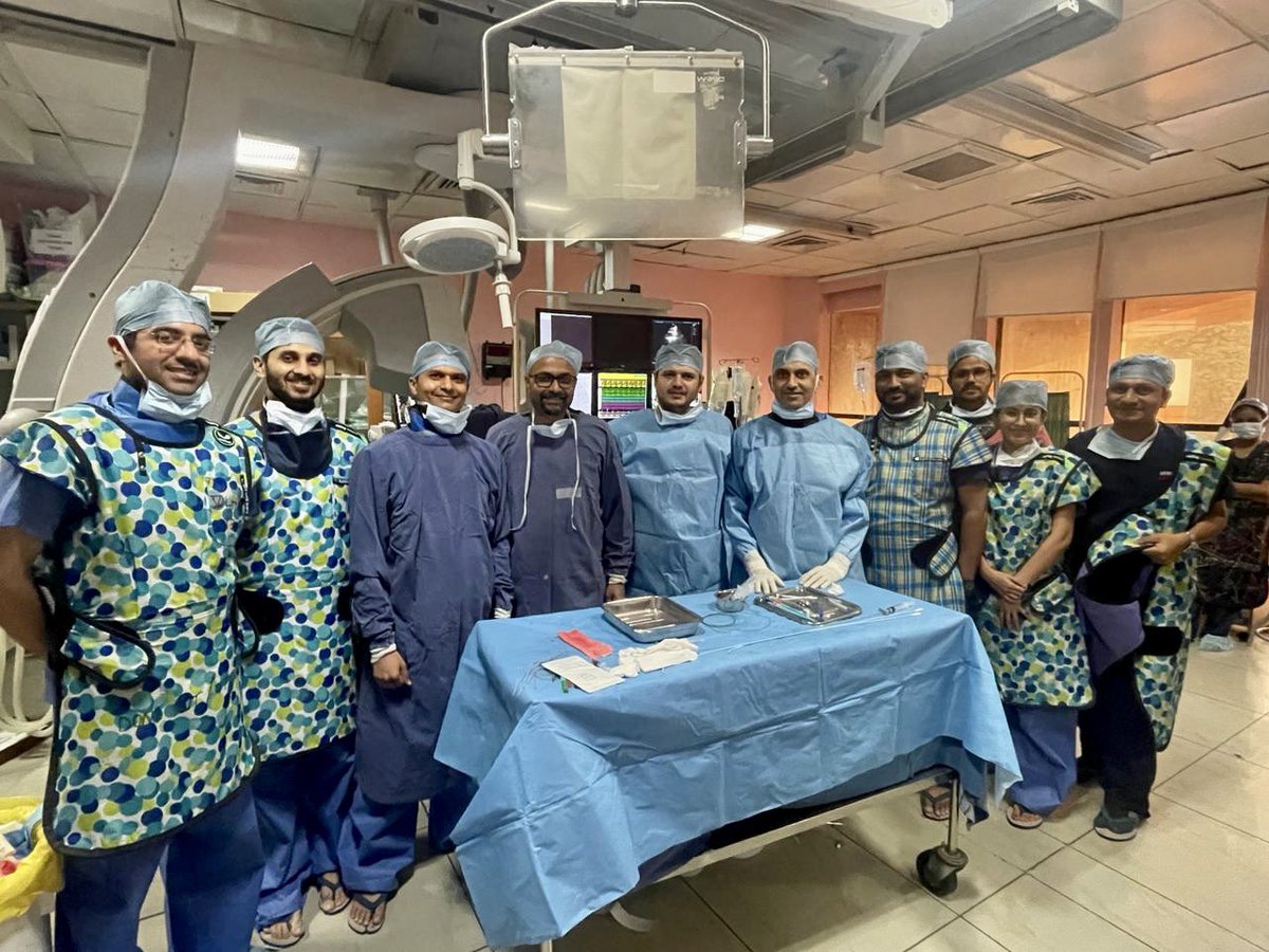KetanKoranneMD's tweet image. Thrilled to share my participation in a workshop and proctoring three afib ablations at Jayadeva Hospital, Bengaluru, India. Wonderful interactions with the EPs and EP staff. Future Afib ablation programs in India is exciting. @MiguelVldrbno 
@RajeshVenkatar5 @MethodistHosp