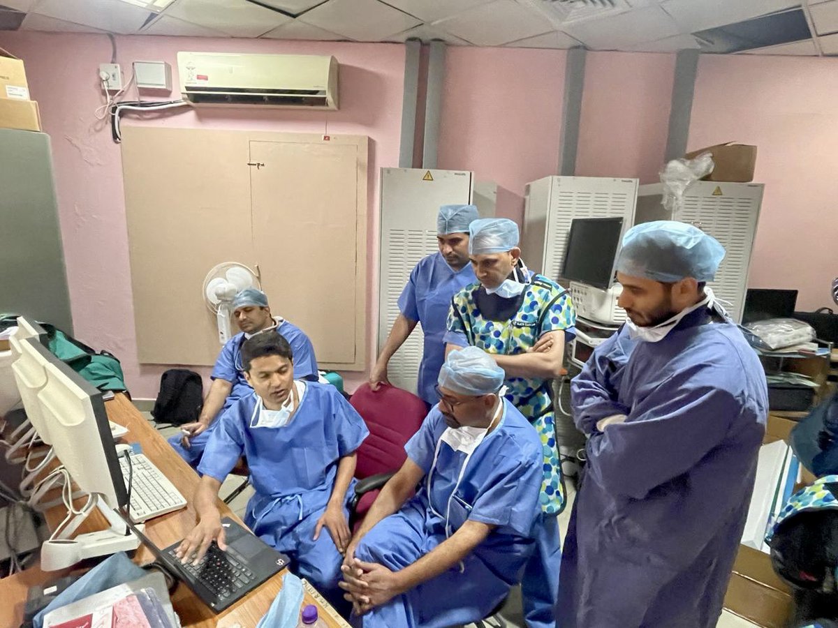 KetanKoranneMD's tweet image. Thrilled to share my participation in a workshop and proctoring three afib ablations at Jayadeva Hospital, Bengaluru, India. Wonderful interactions with the EPs and EP staff. Future Afib ablation programs in India is exciting. @MiguelVldrbno 
@RajeshVenkatar5 @MethodistHosp