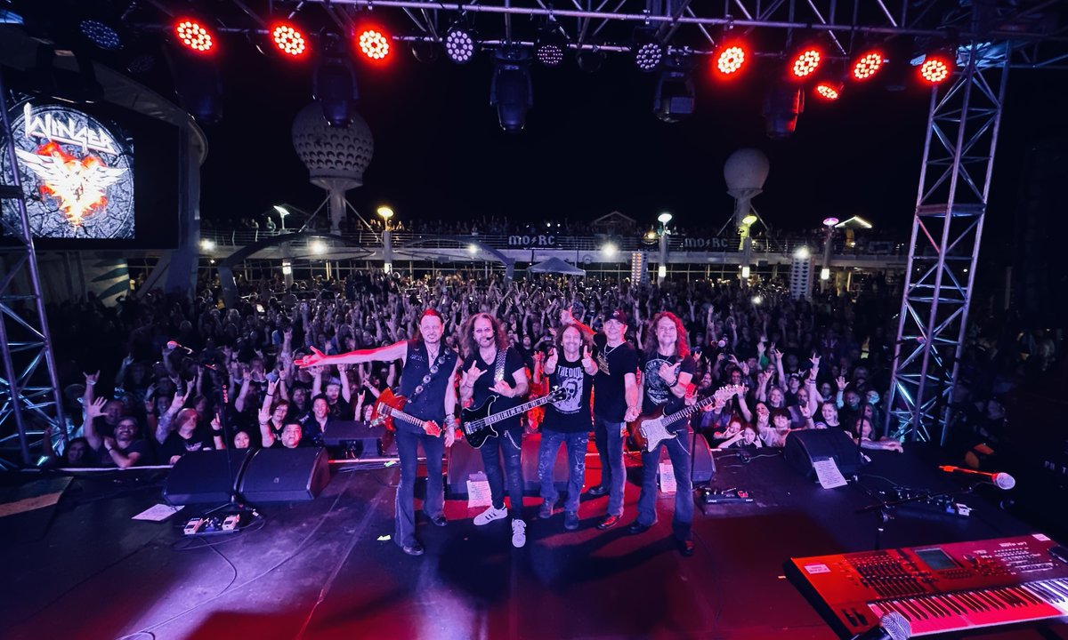 WingerTheBand's tweet photo. MORCruisers - that was a BLAST! 
@MonstersCruise just keeps getting better and better! Thanks for the ride and see you soon!

#Winger https://t.co/TtP8rJARJt