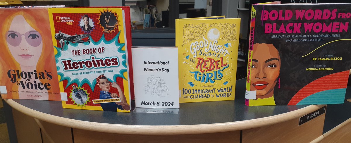 Frontenac Library (@frontenacllc) on Twitter photo International Women's Day celebrates the social, economic, cultural and political achievements of women. At the <a href="/FrontenacLRSD/">Frontenac School</a> library all through March our fixed display will be featuring inspiring books about women. #IWD2024, #inspireinclusion <a href="/IndigoLOR/">Indigo Love of Reading Foundation</a> <a href="/louis_riel_sd/">Louis Riel School Division</a> International Women's Day celebrates the social, economic, cultural and political achievements of women. At the <a href="/FrontenacLRSD/">Frontenac School</a> library all through March our fixed display will be featuring inspiring books about women. #IWD2024, #inspireinclusion <a href="/IndigoLOR/">Indigo Love of Reading Foundation</a> <a href="/louis_riel_sd/">Louis Riel School Division</a>
