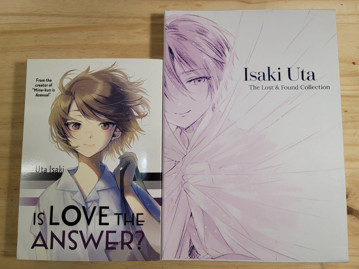 TOTAL WEEB🤣🤣🤣~ sometimes RT/❤️ 18+ (@mialeesakura) on Twitter photo <a href="/uta_isaki/">伊咲ウタ Uta Isaki</a> KICKSTARTER ARRIVED 🤩<a href="/irodori_aqua/">Irodori Aqua (海外向け一般同人誌出版社)</a>
Includes:
Leapers
Mine-kun is Asexual
Mermaid in a Bottle
Silkscreen
Last pic is a size comparison to larger Kodansha volume and ofc I couldn't not use Isaki's other publish work:
Is Love the Answer?
The set is about 10.5x7.25 in <a href="/uta_isaki/">伊咲ウタ Uta Isaki</a> KICKSTARTER ARRIVED 🤩<a href="/irodori_aqua/">Irodori Aqua (海外向け一般同人誌出版社)</a>
Includes:
Leapers
Mine-kun is Asexual
Mermaid in a Bottle
Silkscreen
Last pic is a size comparison to larger Kodansha volume and ofc I couldn't not use Isaki's other publish work:
Is Love the Answer?
The set is about 10.5x7.25 in
