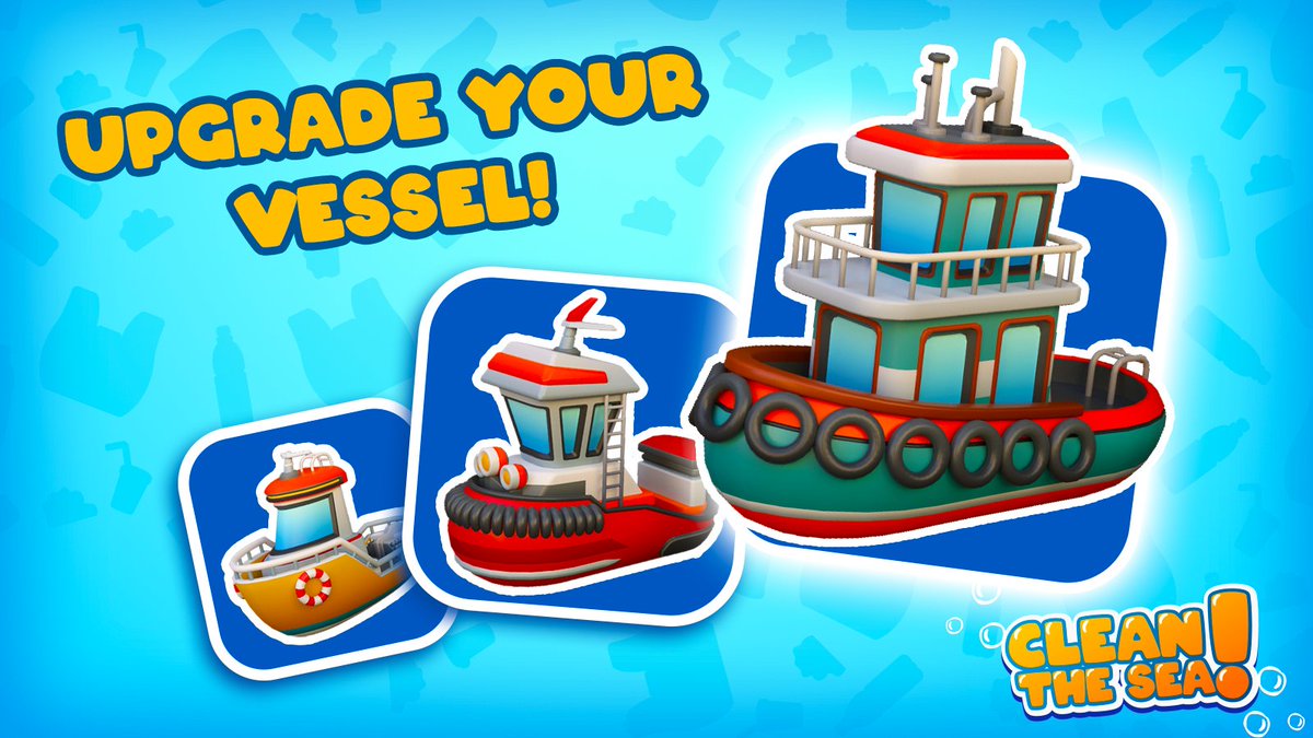 backpack_games's tweet photo. Pro Tip: Upgrading your vessel in #CleanTheSea is key to maximizing your clean-up efforts. More space = more trash collected. #GamingTips #EcoWarrior https://t.co/F1Tf3YphPZ