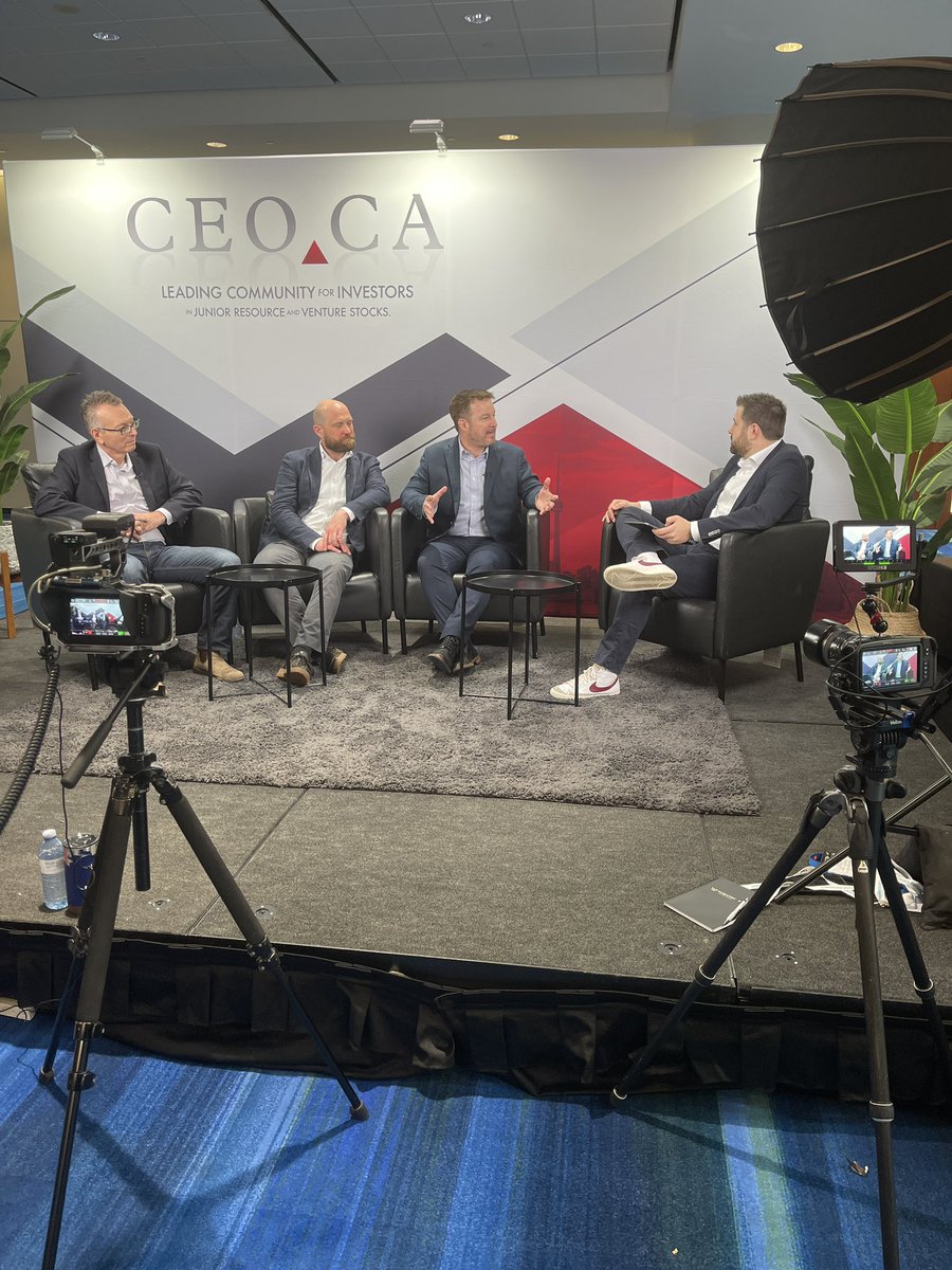 kfvideo's tweet photo. We just finished our three day marathon of video shoot at Prospectors &amp; @the_PDAC 2024 where we recorded 36 interviews and panels 💪🏻 Thank you @ceodotca for trusting us with this job!

#videoproduction  #multicamera #interviews  #miningindustry  #PDAC2024 https://t.co/t6vTfagaeU