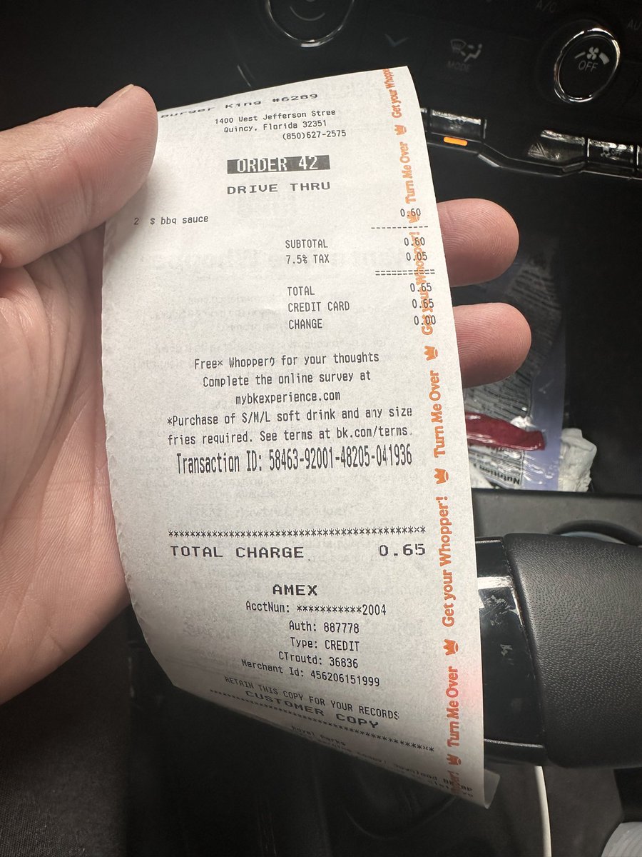 jonesjel's tweet photo. @BurgerKing - so that I’m tracking logic, you’re charging $.65 extra because I elected to get water over your fountain drink? #Lunacy #pricegouging https://t.co/ogeQxLhvtZ