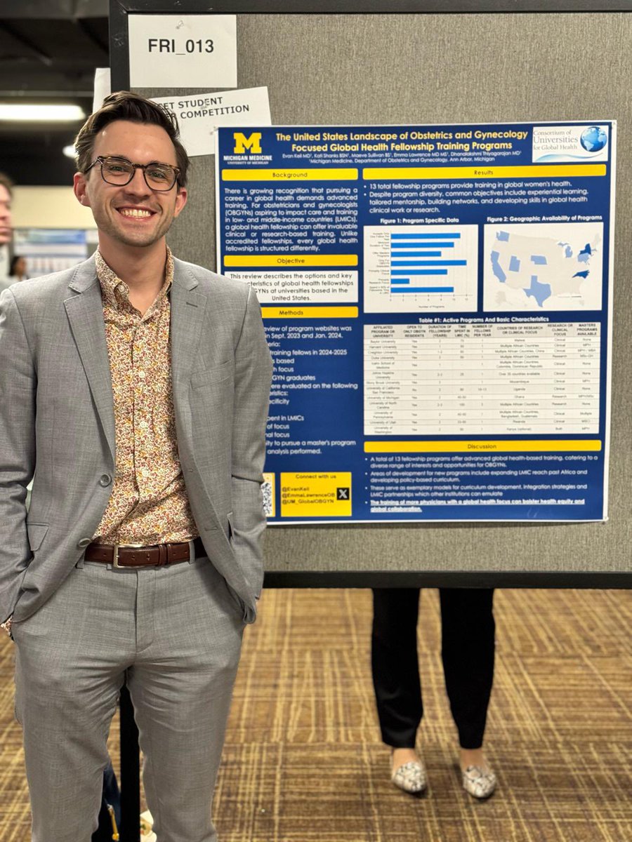 University of Michigan Global OBGYN (@um_globalobgyn) on Twitter photo Rockstar <a href="/UMichOBGYN_Res/">UMichOBGYN Residency</a> residents sharing their global research at #CUGH2024. Trends in GYN laparoscopy & national landscape of global women’s health fellowships ⭐️ <a href="/EvanKeil/">Evan Keil, MD</a> Rockstar <a href="/UMichOBGYN_Res/">UMichOBGYN Residency</a> residents sharing their global research at #CUGH2024. Trends in GYN laparoscopy & national landscape of global women’s health fellowships ⭐️ <a href="/EvanKeil/">Evan Keil, MD</a>