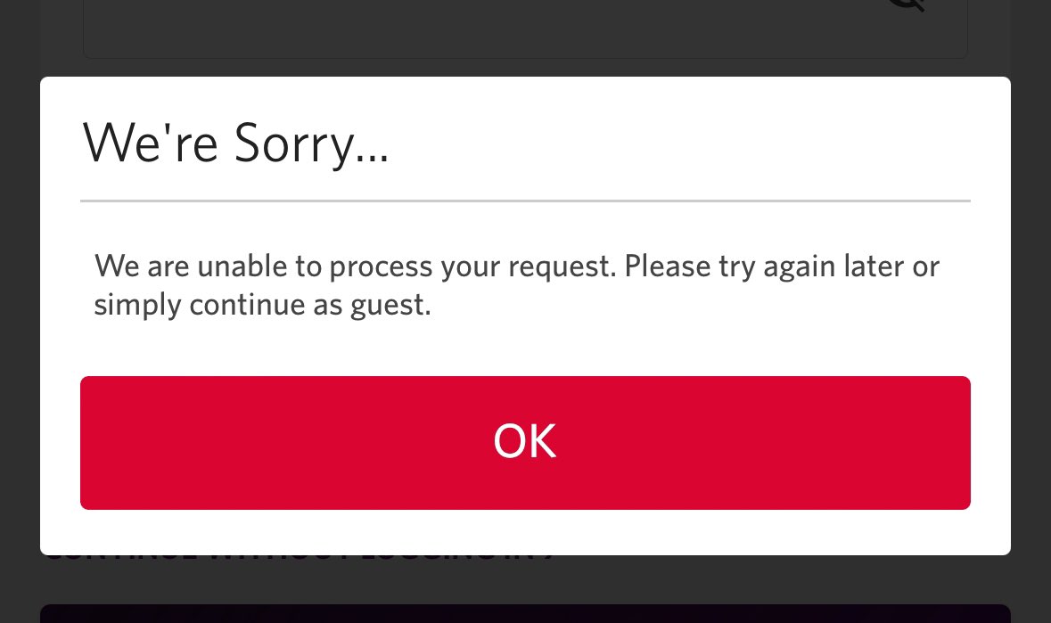 joethomasld's tweet photo. Can’t log in on the app or website :( @VirginAtlantic https://t.co/IUQLA0qjm7