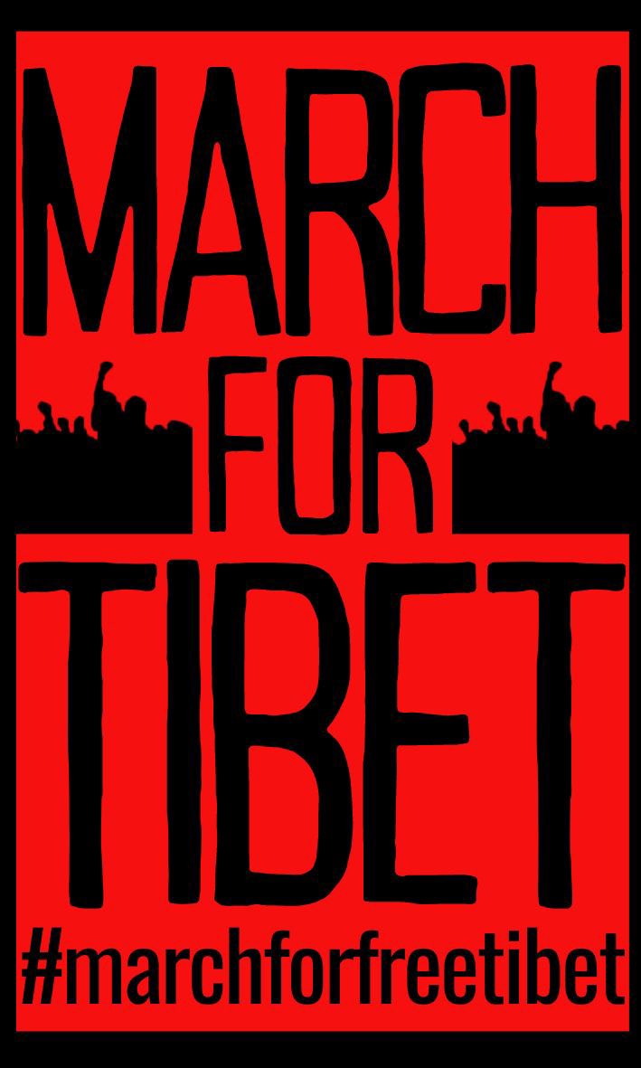 We from Regional @TYCentrex Samyeling & Rohini, @SFTHQ New Delhi, @vtag_tibet , @TibetanWomen New Delhi, ITFS and BTSM jointly hold the March for a Free Tibet Join us for the 65th Tibetan Uprising Day. 📍Jantar Mantar, New Delhi 🕚11:00 PM #marchforafreetibet #tibet