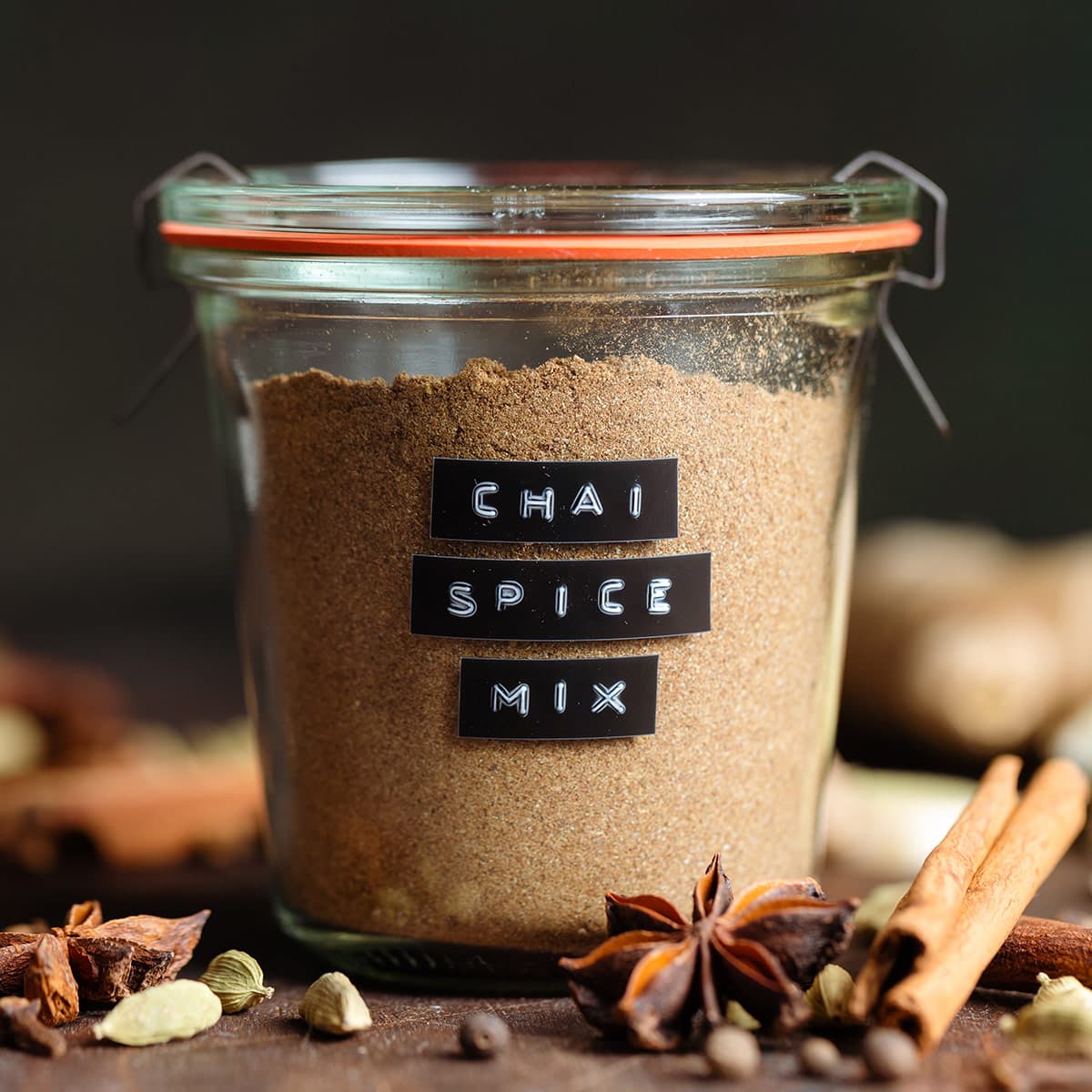 This Chai Spice Mix has all the flavor and none of the caffeine! You can use it in baking, pancakes, oatmeal, hot chocolate, coffee, smoothies, and more! So easy and so good! #chaispice thehealthfulideas.com/chai-spice-mix…