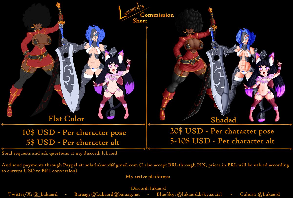 _Lukaerd's tweet photo. Updated Xx-C00mm1$$10n-xX Sheet (2024)

My queue is big but (nearly) always open. https://t.co/HO2ptwIGBi