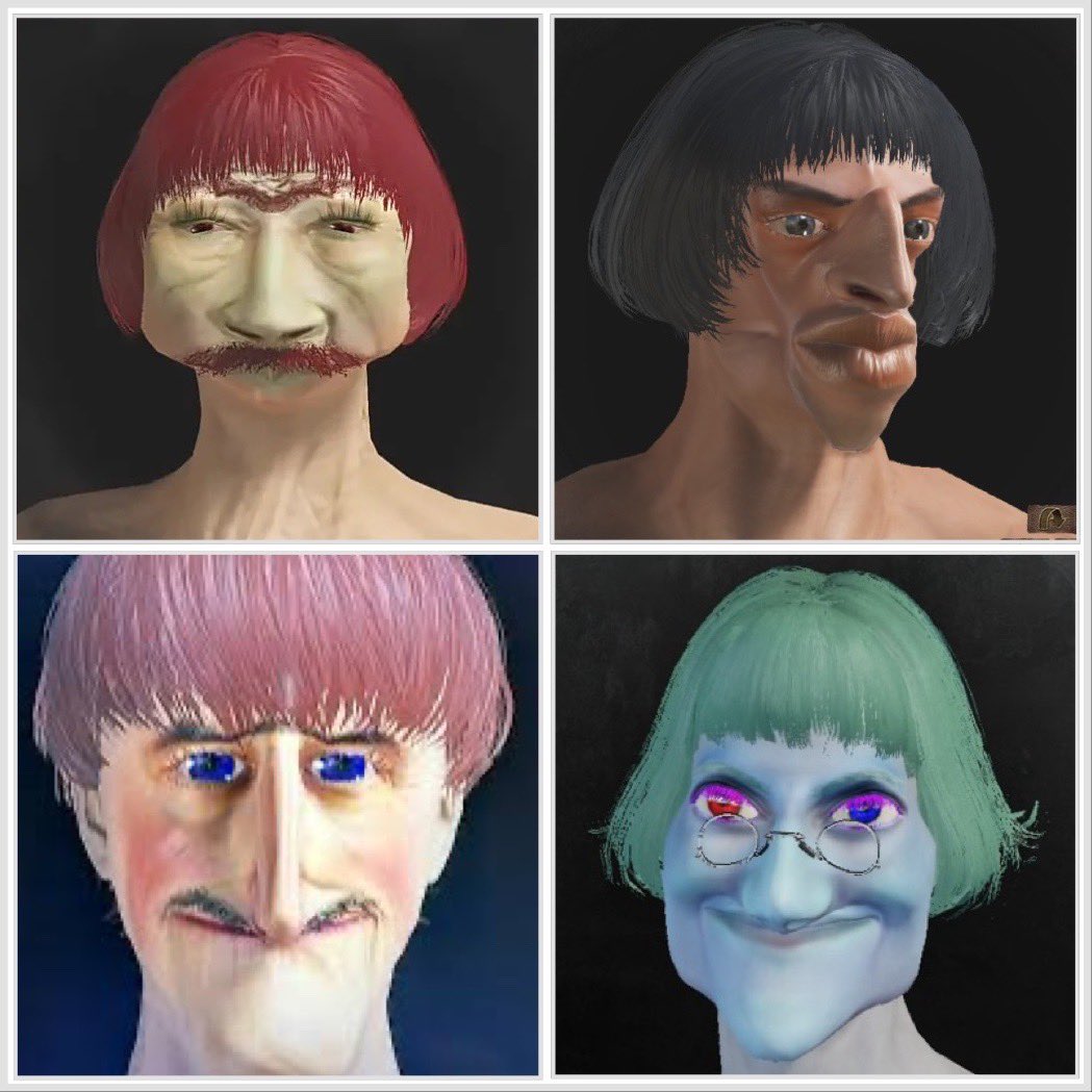 إذا شفت تصميم الشخصية كذا اعرف ان صاحبها معرق وحافظ اللعبة اكثر من المطور