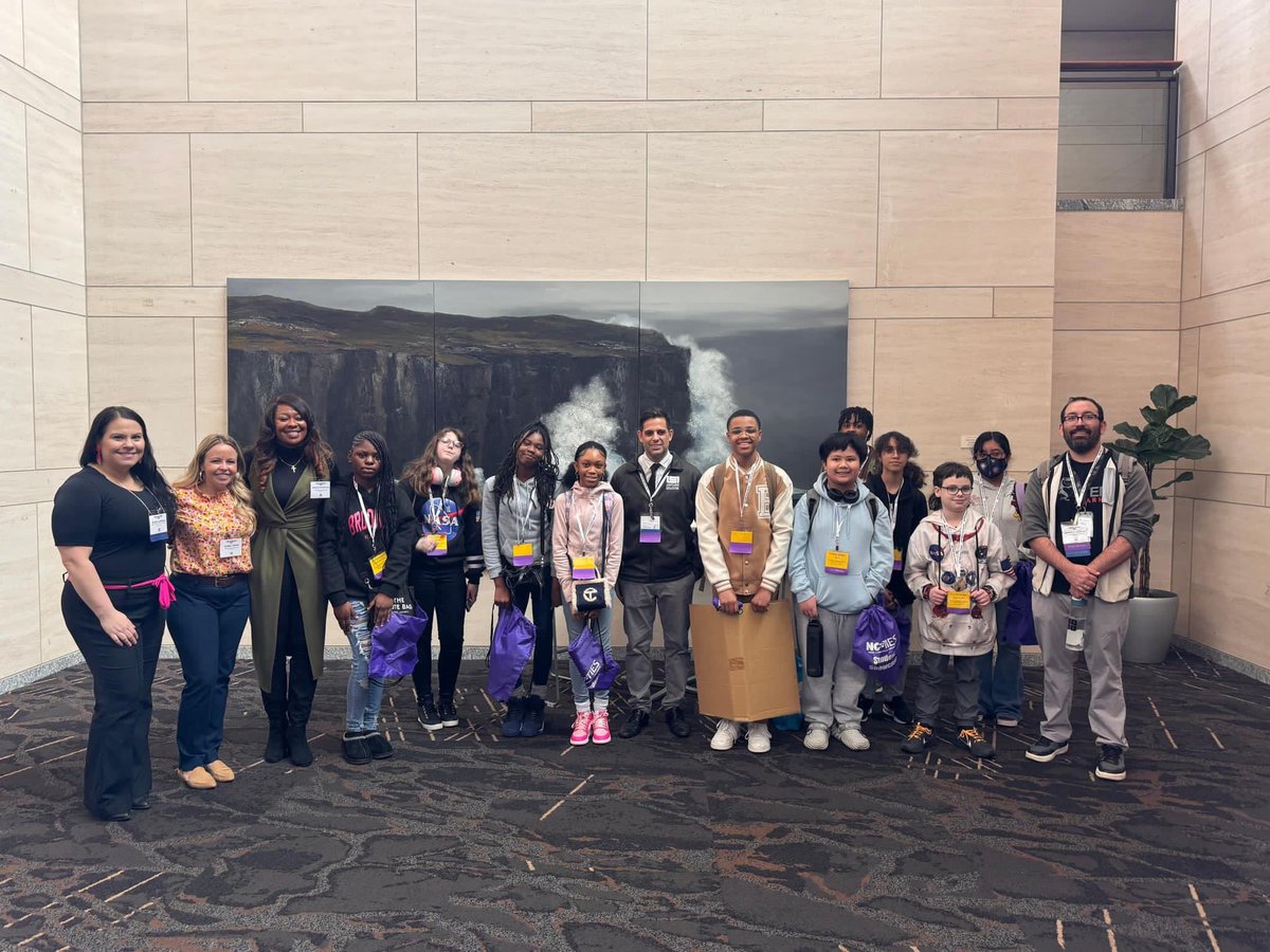 We’re so proud of our @StemEarly students and their amazing teachers. They did a great job showcasing what they’ve learned at @ncties . Our future is bright with these @VanceCoSchools students leading the way!