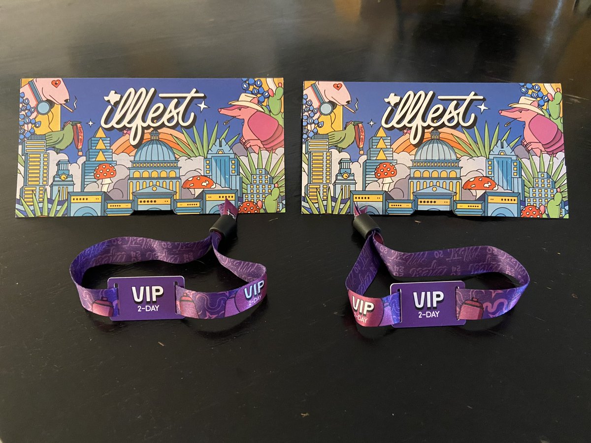 ILLFEST VIP WRISTBAND(S) FOR SALE

Helping out a friend who can’t go &amp; who lives in the Austin area

LIKE this post if you’re interested 👀