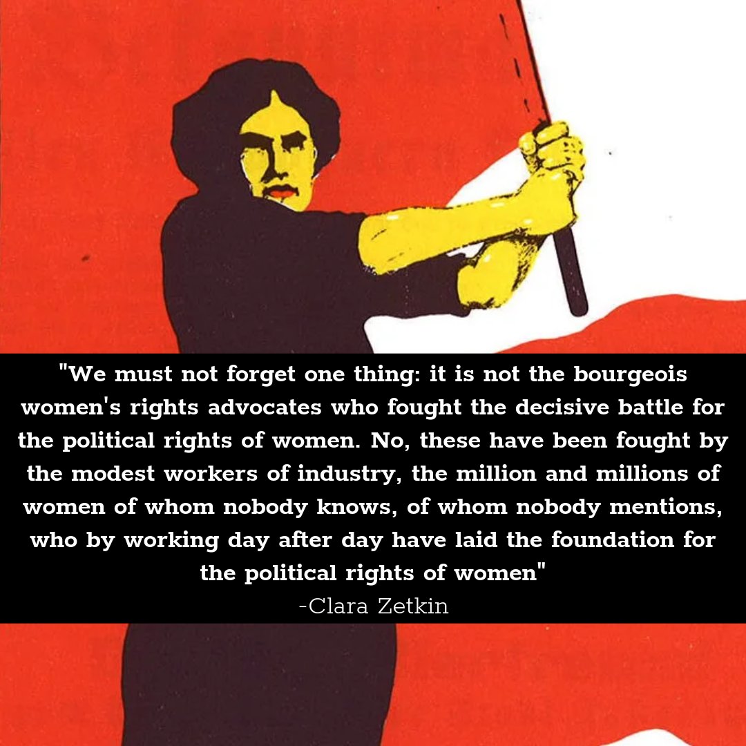 Solidarity on this International Working Women's Day! The fight for women's rights, equality, and liberation is not yet finished. That fight will not be led by the capitalist parties, but by a movement of working women.