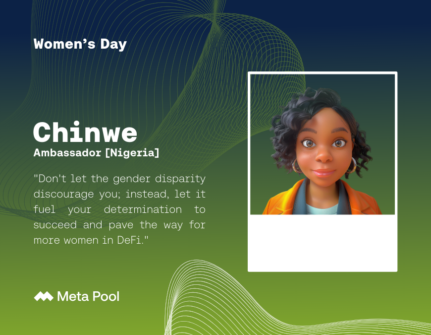 meta_pool's tweet image. 💙 @SpreadTchAfrica, building and paving the way for more women in DeFi 🌟
