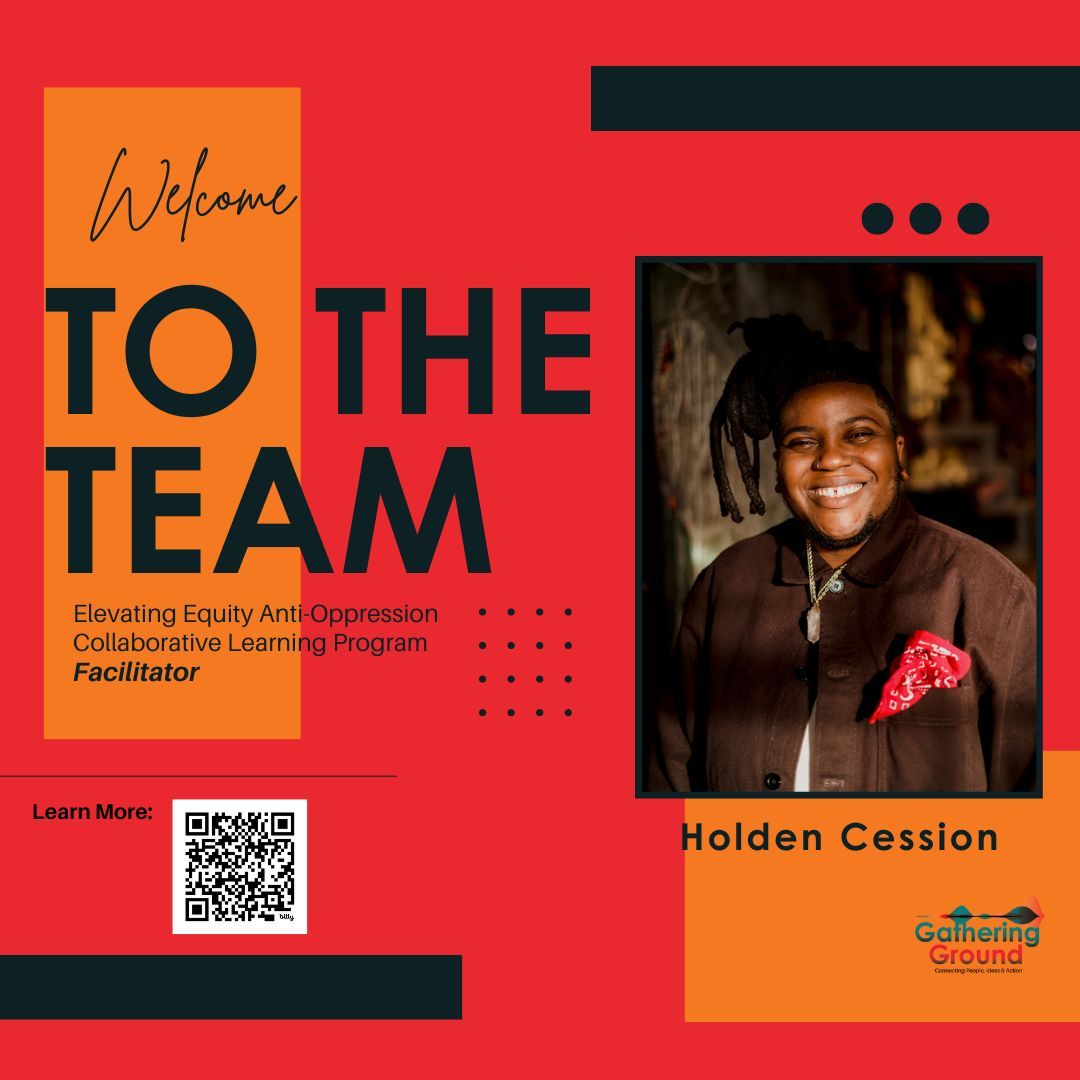 Meet our Elevating Equity Facilitators! Next, let's meet Holden. Deadline to submit an Expression of Interest form to join the 2024 Cohort is March 11: buff.ly/3HjdCz9