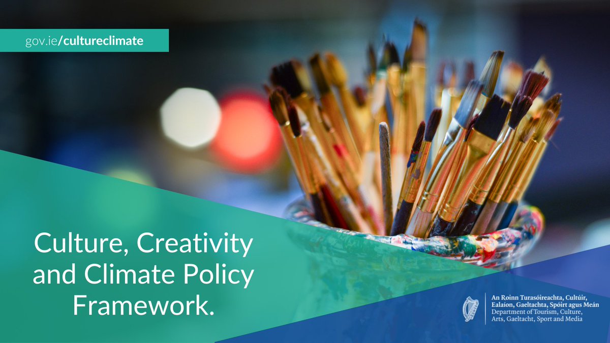 New public consultation announced as part of development of the Culture, Creativity & Climate Policy Framework. Open until 5pm on Friday, 22 March 2024 gov.ie/cultureclimate/