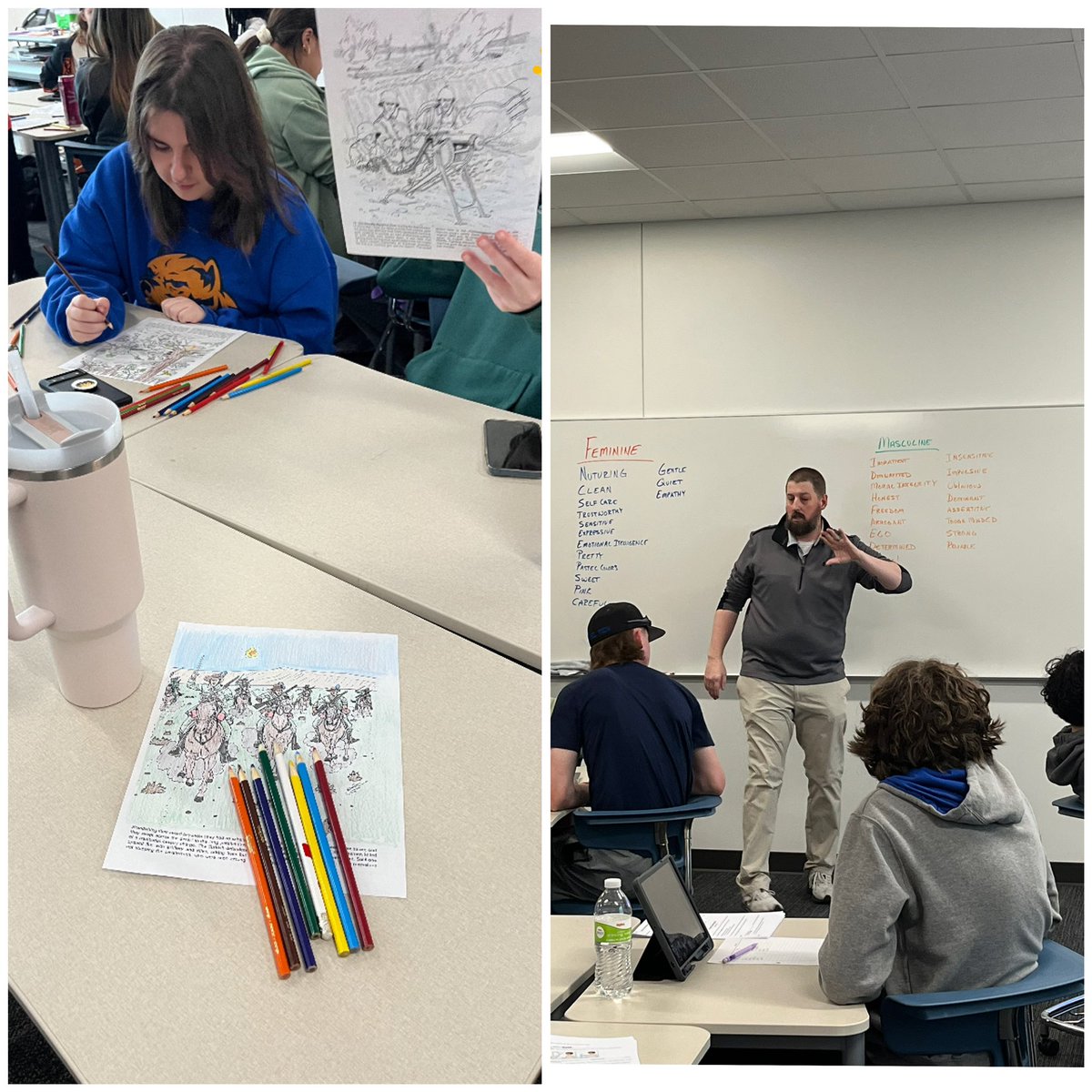GorrinJM's tweet image. This week has been packed with great things @OPS_Westview! @MidwestAdaptive came out and we got to play wheelchair basketball, freshman seminar shared information about famous inventors with their peers, drama performed their skits on stage and psych discussed gender and norms!