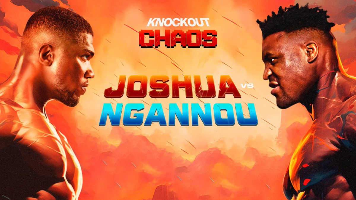 _thealexandra's tweet photo. 🥊🥊fight night🥊🥊
Joshua vs Ngannou
Live straight after Championship football https://t.co/G6jiFqnXqw