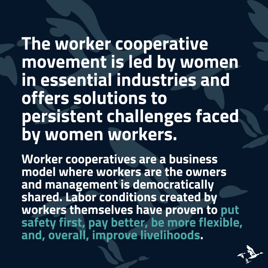 ❤️‍🔥 We find hope in the women-led movement of worker cooperatives, where worker safety, fair pay, and democratic environments thrive. Learn more by reading 'Seeding Equity': law.berkeley.edu/wp-content/upl… #DAWI #DemocracyAtWork #InternationalWomensDay #IWD #8M #8DeMarzo