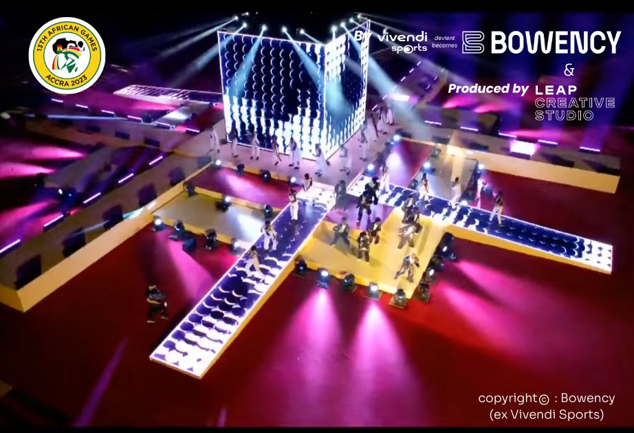 Bowency (anciennement vivendi sports) est fier d’avoir travaillé avec Leap pour offrir au Ghana, au continent africain et au mouvement olympique une cérémonie d’ouverture éblouissante pour les 13e Jeux Africains.

#Bowency #VivendiSports #JeuxAfricainsGhana #Accra2023