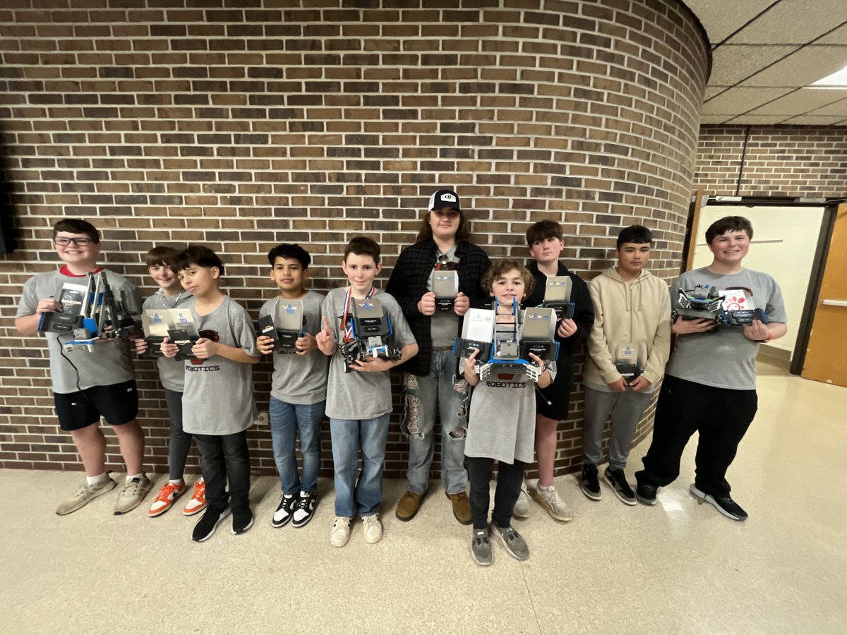 2nd Place in Individual Champ: Brayden Loan
2nd Place Coding Champ: Wil Henline
2nd Place Team Coding:Trandon Hall, Brody Capooth, Wil Henline, Emory Lee