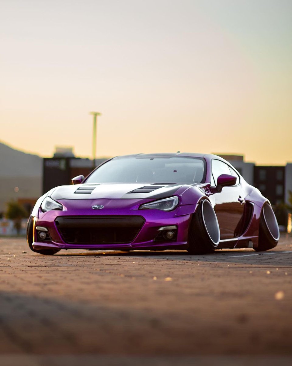 strctstndrds's tweet image. Clique Widebody Subaru BRZ with the Fitment Dialled 😈
