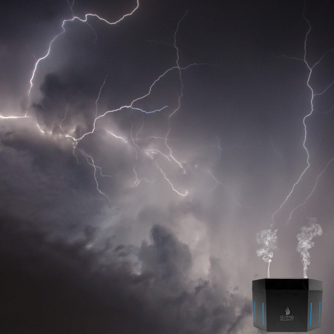 GameScentAi's tweet photo. Feel the freshness of rain and ozone with our storm scent. Boot up some Batman: Arkham Trilogy, and you’ll smell the rainy streets of Gotham ⛈️
#smellreality #gamescentrevolution #ai https://t.co/ndVdJo2u1b
