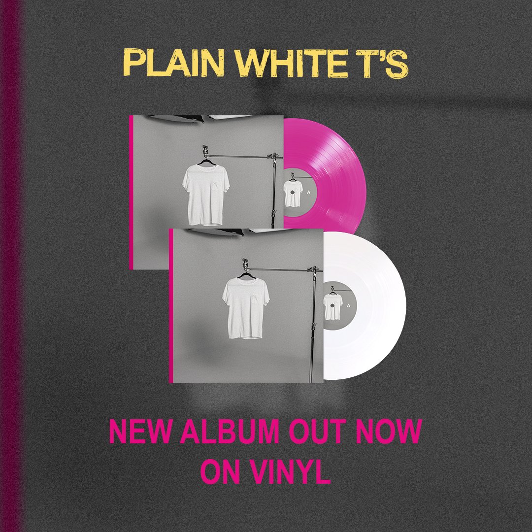 Our new self-titled album, Plain White T's, is now available ON PINK VINYL!!! Grab yours now 💕 found.ee/pwt_lstore