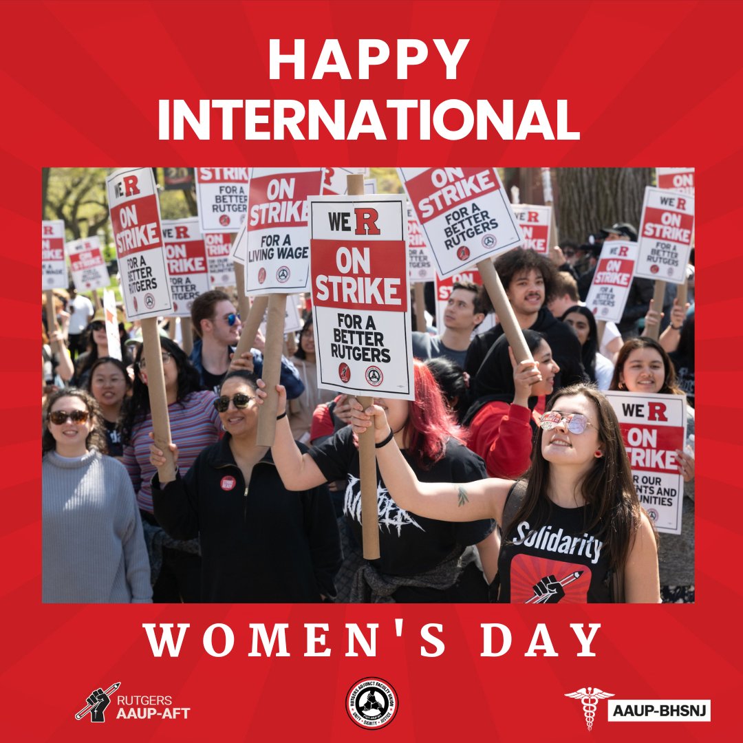 Today, on International Women's Day, our unions celebrate the contributions of women to the Labor Movement past, present, and future and express our solidarity with everyone fighting for the equity and liberation of all people. #InternationalWomensDay