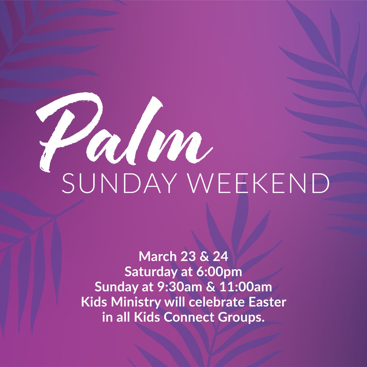 fbccov's tweet image. Every year, the Easter season reminds us of the hope we have because of what Jesus has accomplished on our behalf. We invite you to join us at one of our multiple services from Palm Sunday through Easter weekend as we reflect and rejoice around the good news of our risen Savior!